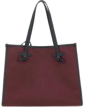 Gianni Chiarini Marcella ノットディテール ショルダーバッグ - パープル