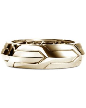 John Hardy 14Kt Geelgouden Icon 50 Ring - Metallic