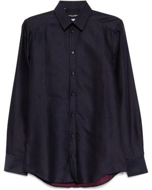 Dolce & Gabbana ポルカドット シャツ - ブルー