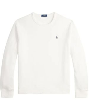 Polo Ralph Lauren Embroidered Crew-neck Sweatshirt - White