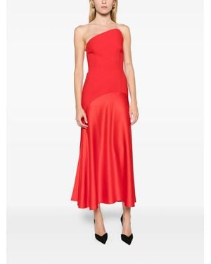 Solace London The Edison Midi Dress - Red