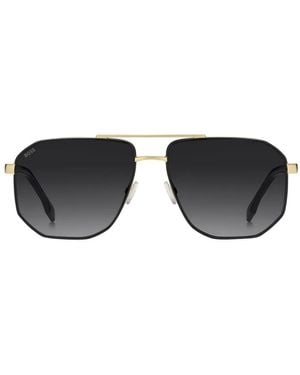 BOSS Geometric Sunglasses - Black