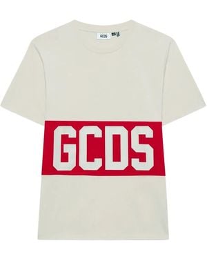 Gcds Logo-Print T-Shirt - Red