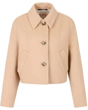 Marni Buttoned Jacket - Natural