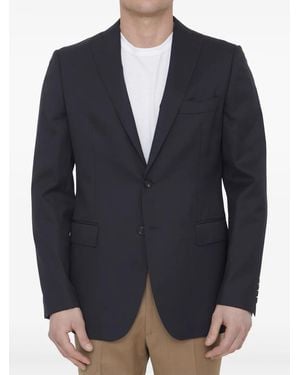 Tonello Wollen Blazer - Blauw