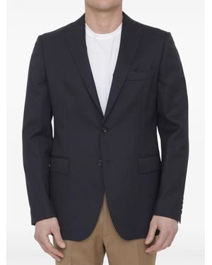 Tonello Wool Blazer - Blue