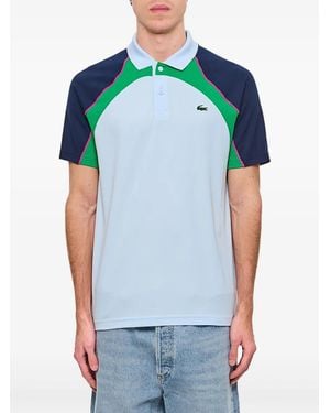 Lacoste Logo-Patch Polo Shirt - Blue