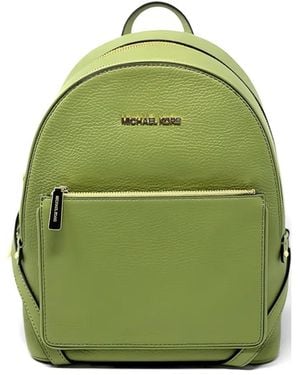 Michael Kors Adina Grained Leather Backpack - Green