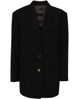 Juun.J Loose Fit Single Jacket - Black