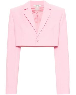 Nensi Dojaka Cropped Blazer - Pink