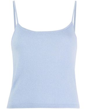 Teddy Cashmere Rapallo Cashmere Tank Top - Blue