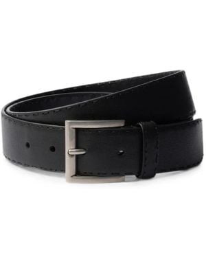 Prada Ceinture En Cuir À Boucle - Noir