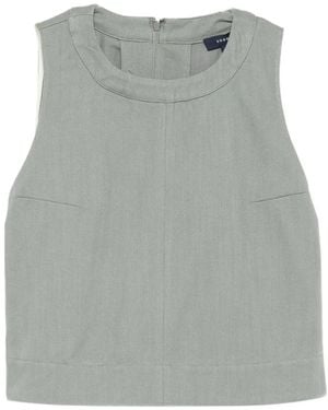 Soeur Pampa Round-Neck Top - Gray