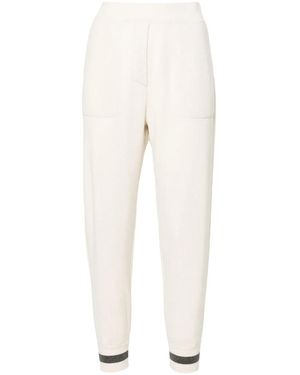 Brunello Cucinelli Cashmere Joggers - White