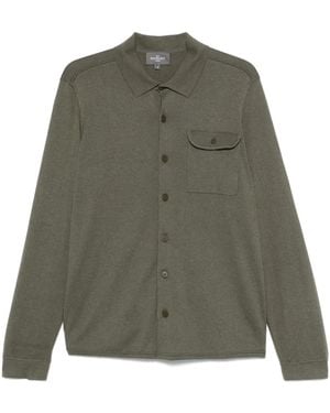 Bompard Knitted Shirt - Green