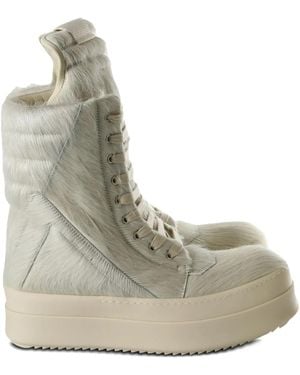 Rick Owens Mega Geobasket Sneakers - Gray