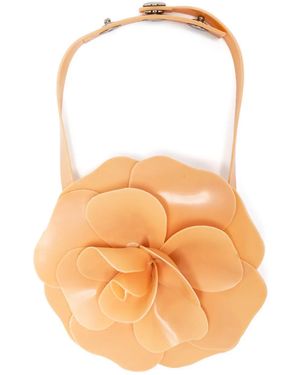 Philosophy Di Lorenzo Serafini Stud-Fastening Floral Brooch - Orange