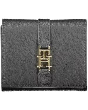 Tommy Hilfiger Th Logo-Plaque Trifold Wallet - Gray