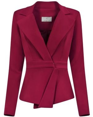 ARAFTU Blazer À Col Cranté - Purple