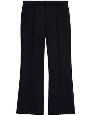 Ami Paris Cropped Flared Pants - Blue