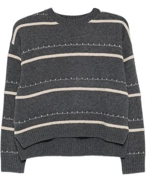 Pennyblack Striped Jumper - Black
