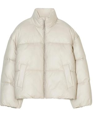 Closed Puffer Jacket - Natural