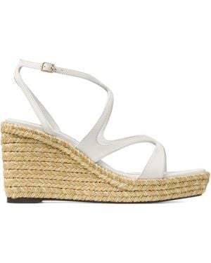 Jimmy Choo 85mm Ayla espadrilles - Metálico