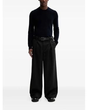 From Future Klassischer Kaschmirpullover - Schwarz
