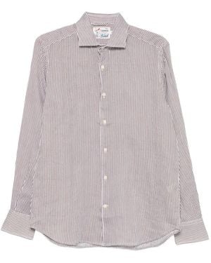 MC2 Saint Barth Pamplona Striped Shirt - White