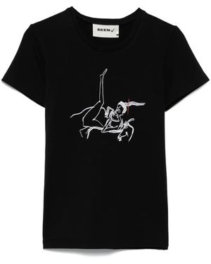 SEEN USERS T-Shirt Soft Love X Ilfoveanu - Nero