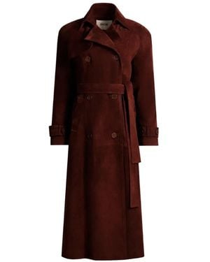 DUCIE Trench Corrin En Daim - Red