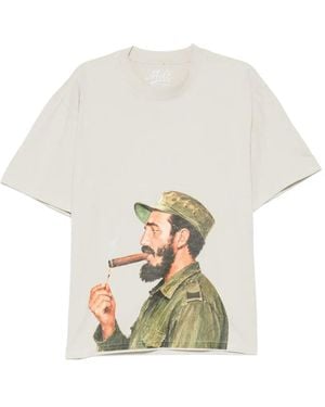 Melt Graphic-Print T-Shirt - White