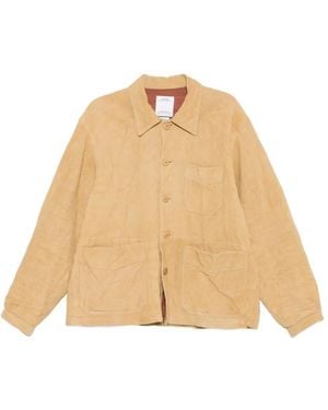 Visvim Patch-Pocket Travail Coverall Jacket - Natural