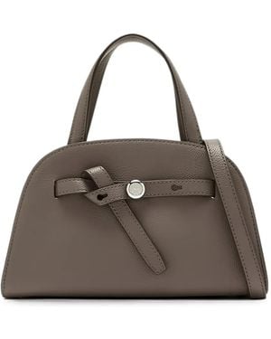 Tory Burch Romy Leather Tote Bag - Brown