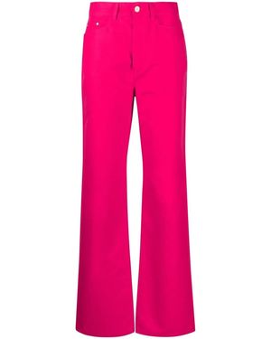 Wandler Mid-Rise Straight-Leg Jeans - Pink