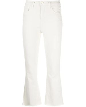 L'Agence Jeans Crop Kendra Svasati - Bianco