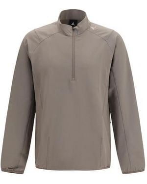 ROA Kimo Half-Zip Fleece Sweatshirt - Gray