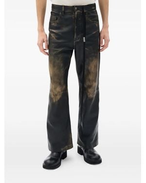 Ann Demeulemeester Alarik Flared Broek - Zwart