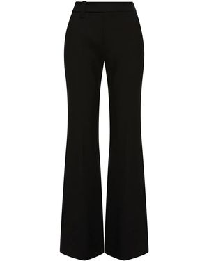 Oscar de la Renta ハイウエスト フレアパンツ - ブラック