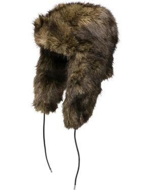 Betta Corradi Faux-Fur Trapper Hat - Green