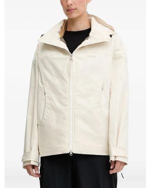 Napapijri Biez Hooded Zip-Up Jacket - White