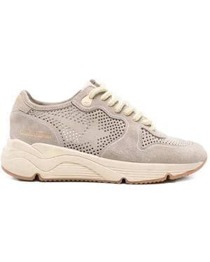 Golden Goose Running Sole Trainers - White