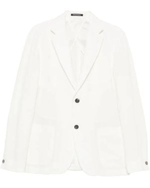 Emporio Armani Blazer À Simple Boutonnage - White