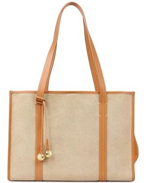 Sandro Canvas Tote Bag - Natural