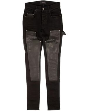 Amiri Broek Met Vlakken - Zwart