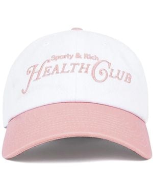 Sporty & Rich Rizzoli キャップ - ピンク