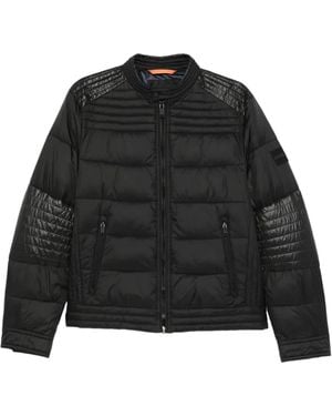 BOSS Giacca Trapuntata Con Inserti Imbottiti - Nero