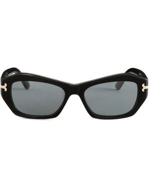 PUCCI Geometric-Detail Sunglasses - Black