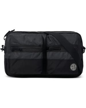 Stone Island Polyamide Messenger Bag - Black