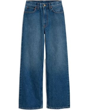 B Sides Elissa Katoenen Jeans - Blauw